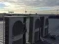 Instalacion de climatizaci&oacute;n y aire fr&iacute;o / calor realizada para oficinas en naves industriales, Madrid.